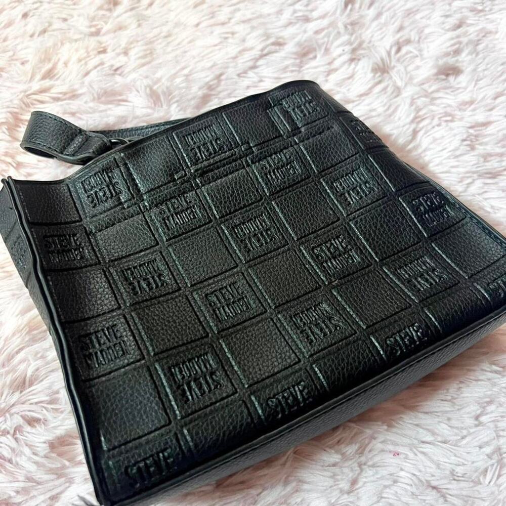 Steve Madden Soft Minimalist Goth Dark Academia Witchy Grunge Edgy Mini Tote Bag - Picture 3 of 6